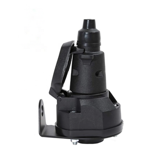 Prise de remorque 7Pin connecteur de remorque 7Pin <span class=keywords><strong>attelage</strong></span> de remorquage étanche mâle et femelle <span class=keywords><strong>pour</strong></span> camions, <span class=keywords><strong>camping</strong></span>-cars ou bateaux - Product Image 5