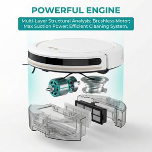 Robot aspirateur pour la maison et l'hôtel, 2700 pa, forte aspiration, Staubsauger, robot de nettoyage - Product Image 2