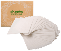 Feuilles de lessive Ocean Breeze, entièrement naturelles, biodégradables, écologiques, sans produits chimiques, pratiques pour les voyages