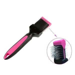 فرشاة تمشيط للكلاب ذات شعيرات ناعمة وقوية، فرشاة تمشيط للكلاب أحادية أو مزدوجة الجوانب مع دبابيس طويلة من الفولاذ المقاوم للصدأ - Product Image 5