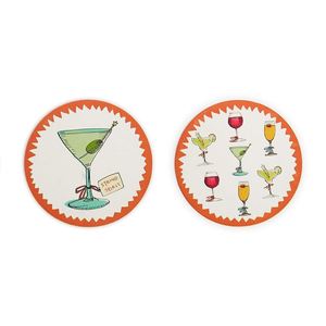Wholesale Printable Design Disposable Pulp <b>Paper</b> Board Coaster Coffee Drink Bar Cup Absorbent - Product Image 4