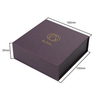 Cajas de embalaje de Chocolate de lujo personalizadas, 4 Uds., cierre magnético, ventaja UV, papel de aluminio, Catering, San Valentín, dulces, fechas, regalo