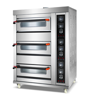 Four d'hôtel commercial cuisson au gaz en acier inoxydable pour gâteau pain pizza biscuit baguette de farine et de maïs