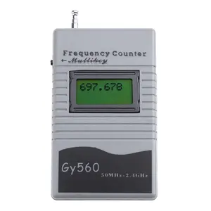 Compteur de fréquence numérique Écran LCD à 7 chiffres pour émetteur-récepteur radio bidirectionnel GSM 50 MHz-2.4 GHz GY560 Compteur de fréquence