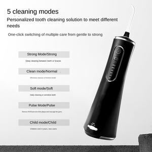 <span class=keywords><strong>Hydropulseur</strong></span> électrique compact en plastique rechargeable par USB avec nettoyage puissant pour un usage domestique économise l'espace de comptoir de salle de bain - Product Image 2