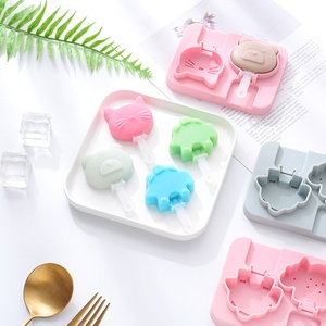 Moule à bâtonnets de fromage en forme d'animaux de dessin animé, en silicone réutilisable sans BPA, pour la fabrication de glaces et de sucettes glacées DIY, démoulage facile, multifonction, fait maison - Product Image 4