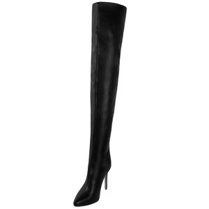 Stivali da Donna Sopra il Ginocchio Taglia 46, Nuova Collezione Autunno/Inverno 2026, <span class=keywords><strong>Moda</strong></span> Europea e Americana, Taglie Forti - Product Image 6