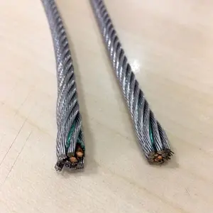 Système d'entretien des bâtiments Câble métallique galvanisé Câble de gondole Câble en acier suspendu Plate-forme de berceau suspendu