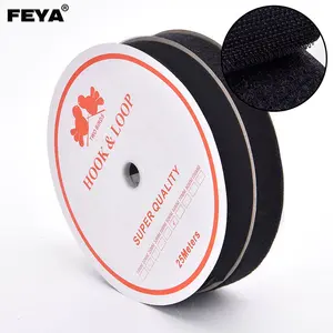 Cinta de gancho y bucle de sujeción de nailon 100% de 38mm autoadhesiva fuerte ecológica de fabricante de China al por mayor - Product Image 1