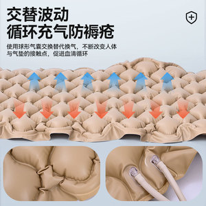 ที่นอนลมป้องกันแผลกดทับพร้อมช่องลมคู่และแรงดันปรับได้สำหรับผู้สูงอายุและผู้ป่วยอัมพาต - Product Image 4