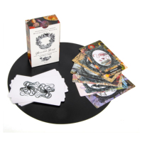 Tarjetas de Tarot de Alta Calidad, Impresión Personalizada, Tarjetas de Tarot Doradas de Plástico en Stock