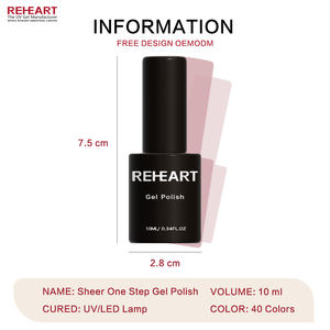 40 Colores de Esmalte de Uñas en Gel UV Profesional, Proveedor OEM ODM, Colección de Esmaltes de Uñas en Gel Transparente, Color Nude, Efecto Gelatina, de un Solo <span class=keywords><strong>Paso</strong></span> - Product Image 5