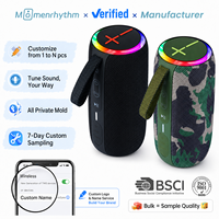 Altavoz Bluetooth Estéreo Impermeable S400, Inalámbrico para Exteriores, con Bajos Potentes, Mini, RGB, Inteligente, USB, Portátil, para Juegos, con Luces LED de Colores, para Cine en Casa