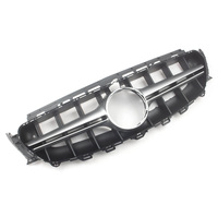 Calandre avant pour Classe E W213 E260/E300/E53 AMG E63S Style Remplacement Plastique ABS Chrome Argent Noir 2016-2020