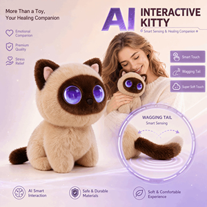 Robot <span class=keywords><strong>Chat</strong></span> Intelligent Interactif en Peluche Électrique Musical Chantant et Dansant, Jouet en Peluche en Coton PP, Cadeau pour Enfants, Vente en Gros, Compagnon Électronique, Jouet pour Animaux <span class=keywords><strong>de</strong></span> Compagnie - Product Image 1