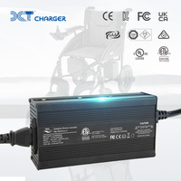 Chargeur de batterie Lifepo4 certifié XIETONG CE FCC ETL KC PSE 12V-72V pour batteries au lithium de scooter, voiturette de golf, électrique