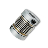 Accouplement souple en acier CR pour machines-outils CNC, type soufflet rigide élastique avec accouplement supérieur à câble métallique