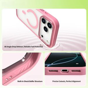 Custodia di Lusso Magnetica Antiurto con Anello Metallico per <span class=keywords><strong>Fotocamera</strong></span>, Finitura Opaca Soft Touch per <span class=keywords><strong>iPhone</strong></span> 15 <span class=keywords><strong>Pro</strong></span> <span class=keywords><strong>Max</strong></span> - Product Image 4