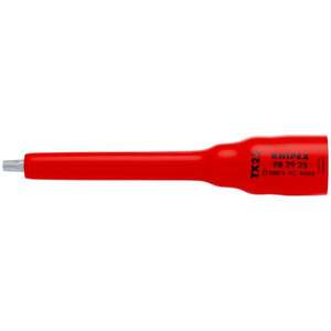 KNIPEX - 98 29 27 3/8 ''Clé à douille hexagonale double-Clé à douille isolée EAN 4003773084617 - Product Image 1