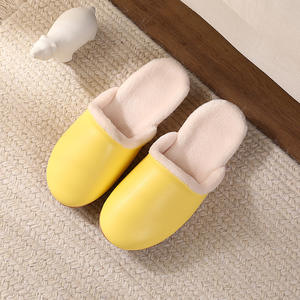 Yearning Woman Man Trendy PU Flat <b>Slipper</b>-Ultra-Soft <b>Waterproof</b> Eco-Friendly Breathable & Light Weight for All Seasons - Product Image 1