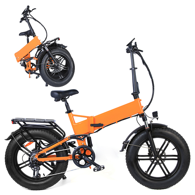 Hot Sale 48v Battery Electric Bicycle Electric Road Bicycle 7 Speed Fat Dirt City Bike Foldable Electric Bike