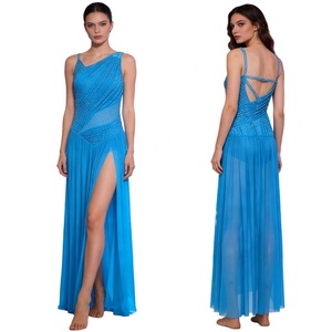 Vestido de Danza Lírica para Mujer, Venta al Por Mayor, Vestidos Largos para Danza Moderna, Traje para Actuaciones en Escenario, Espectáculos y Competiciones - Product Image 2