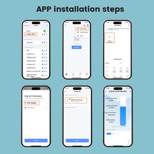 Moray me203rsp điện năng lượng mặt trời tuya App sản phẩm nhà thông minh Wifi siêu âm Radar bể nước chỉ báo mức chất lỏng cảm biến mức - Product Image 4