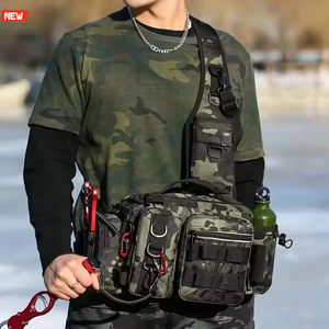Sac à dos de pêche, boîte à leurres, sac de rangement pour équipement, sac banane, sac à bandoulière pour homme, porte-canne à pêche à la mouche, sac à bandoulière imperméable 30L - Product Image 3