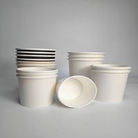 Vente directe d'usine, saladier personnalisable de grande taille, saladier biodégradable