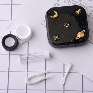 กล่องพลาสติกเก็บของนักเรียนแบบพกพาขนาดเล็กสำหรับใส่คอนแทคเลนส์ - Product Image 1