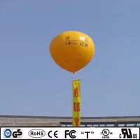 Ballon publicitaire géant personnalisé écologique en hélium, en PVC/tissu Oxford/matériau TPU, garantie 1 an, couleur et logo personnalisés, numérique