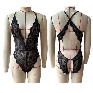 الدانتيل نيسيي النساء مفتوحة المنشعب مجانا ملابس داخلية مثيرة إغراء موحدة العاطفة مثير بيغامات الدهون - Product Image 4