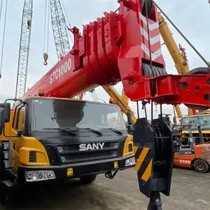 100 Ton usato Sany Stc1000 gru per camion di seconda mano idraulico gru mobili per la vendita