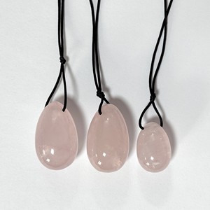Œufs de jade naturel, boule de cristal, resserrement vaginal, raffermissement, améthyste, quartz rose, masseur énergétique, œuf de yoni en cristal pour cadeau - Product Image 5