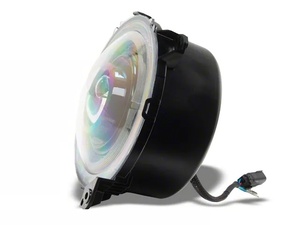 N2 <span class=keywords><strong>2025</strong></span> mới nhất 65 wát <span class=keywords><strong>LED</strong></span> chiếu đèn với 10 Wát Halo mắt, hổ phách tín hiệu lần lượt, 5200lm, ban ngày Chạy ánh sáng phù hợp ror Wrangler JL - Product Image 4