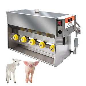 Alimentatore per suinetti, vitelli e agnelli con 10 capezzoli, doppio lato, 15 L, macchina per allattamento a temperatura costante per animali neonati. - Product Image 1
