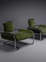 Fauteuil en cuir design nordique, chaise incurvée, canapé asymétrique, table basse simple pour hôtel, salon, intérieur, loisirs