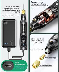 Ahşap oyma çok fonksiyonlu elektrikli kalem el oyma için kullanılır, parlatma, elektronik cihaz tamir, ve daha - Product Image 2