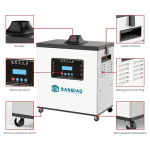 ポータブルDtfヒューム抽出器HEPAフィルター溶接ヒューム抽出器