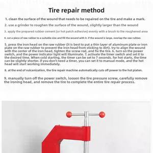 Máquina <span class=keywords><strong>de</strong></span> Reparación <span class=keywords><strong>de</strong></span> Neumáticos por Vulcanización a Alta Temperatura con Control Automático <span class=keywords><strong>de</strong></span> Temperatura y <span class=keywords><strong>Calentador</strong></span> <span class=keywords><strong>de</strong></span> Temperatura Constante para Autos OLIVER - Product Image 2