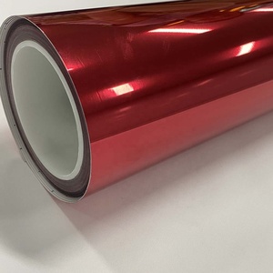 Chrome Miroir Rouge PVC Film Voiture Wrap Autocollant Couleur Changeante UV Preuve pour Voiture Téléphone Ordinateur Furniture-45cm X 900cm - Product Image 3