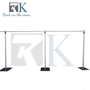 Low Price Pipe and Drape <b>Stand</b> Aluminum Pipe and Drape Frame Adjustable <b>Backdrop</b> <b>Stand</b> - Product Image 2