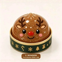 Jouet Squishy en forme de Boulette de Noël, Boîte Mystère, en TPR, Anti-stress, Gadget Fidget, Nouveauté, Jouet Surprise pour les Cadeaux de Fête de Noël