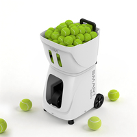 Machine à balles de tennis intelligente PUSUN PT-Smart PRO, robot de padel portable avec plusieurs exercices, lanceur de balles de tennis professionnel pour l'entraînement