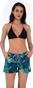 Shorts <span class=keywords><strong>de</strong></span> <span class=keywords><strong>bain</strong></span> décontractés pour femmes, imprimés par sublimation, shorts <span class=keywords><strong>de</strong></span> plage une pièce avec logo sur le devant, shorts <span class=keywords><strong>de</strong></span> plage pour femmes - Product Image 2