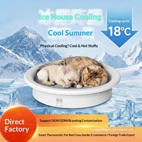 Lit pour animaux de compagnie de grande taille, climatisé, amovible, en matériau ABS, imperméable et respirant, utilisable en toutes saisons