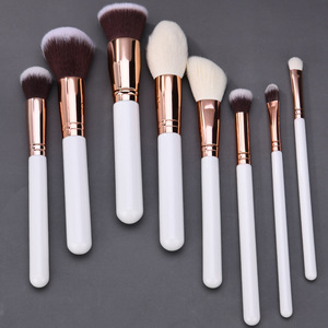 ชุดแปรงแต่งหน้าขนสังเคราะห์ 15 ชิ้น ด้ามไม้ แปรงพัด แปรงแบน แปรงปัดแป้ง แปรงอายแชโดว์ สำหรับผู้หญิง แปรงเครื่องสำอางแบบกำหนดเอง - Product Image 2