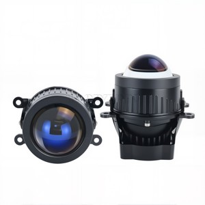 GOODZOOMブルーレンズLEDフォグランプトライカラープロジェクターフォグランプ3インチBi LEDプロジェクターフォグライトカーフォグランプ用 - Product Image 1