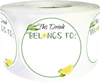 Etiquetas Adhesivas Personalizadas para Bebidas, Reutilizables, Ecológicas y Duraderas, para Vino, Cerveza, Whisky, Jugo y Otras Bebidas, Etiquetas para Copas de Boda