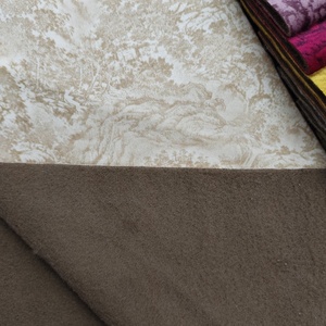 Conception de <span class=keywords><strong>peinture</strong></span> de paysage de style chinois 100% polyester tricoté <span class=keywords><strong>tissu</strong></span> d'ameublement imprimé velours hollandais <span class=keywords><strong>pour</strong></span> <span class=keywords><strong>canapé</strong></span> - Product Image 4